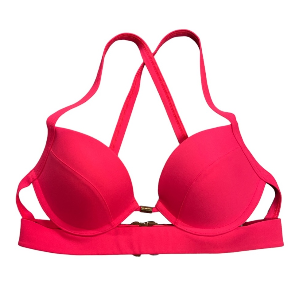 Abercrombie & Fitch barbie pink padded swim top size 34B